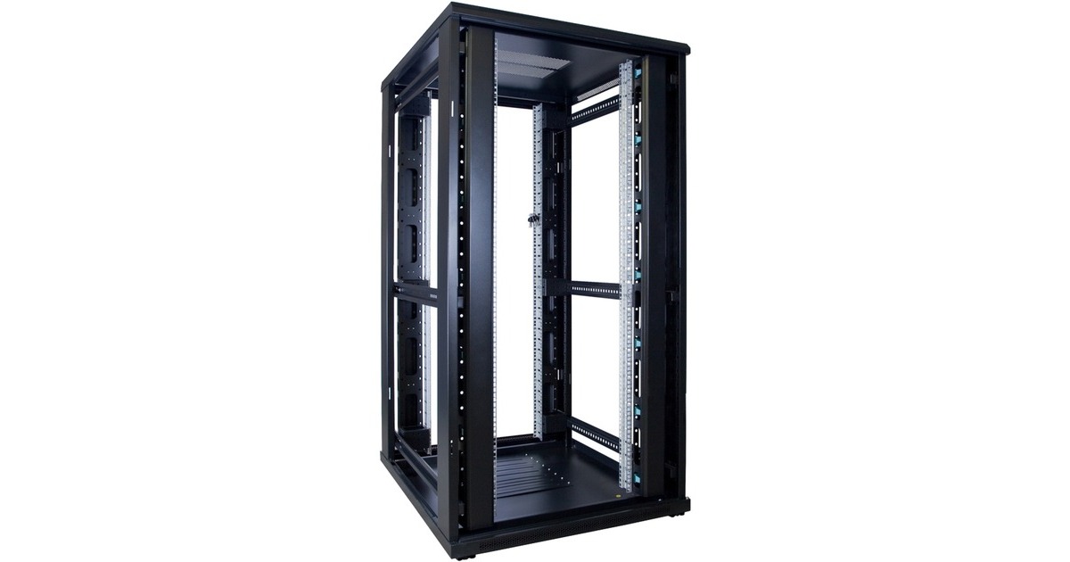 DSI32U serverkast met geperforeerde deur - DS8032PP server rack  (Zwart, 800 x 1000 x 1600mm)