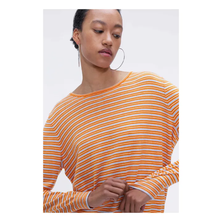 Our Sister Pull Pumpkin Spicy Rayures | Orange