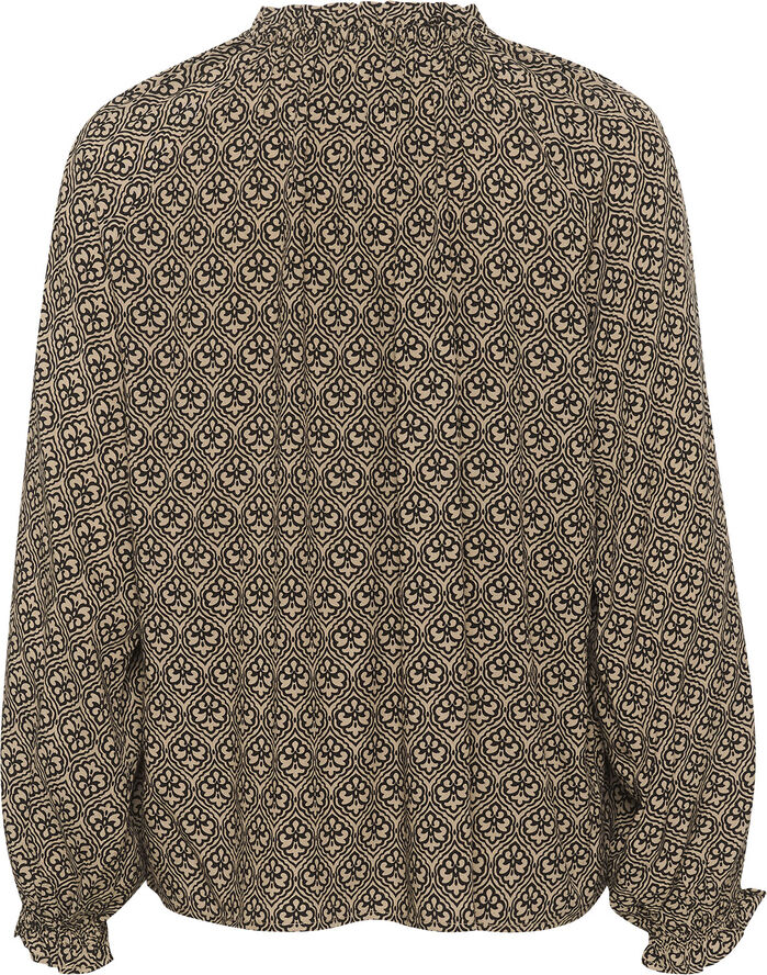 Culture CUsafi Bello Blouse Sand graphic