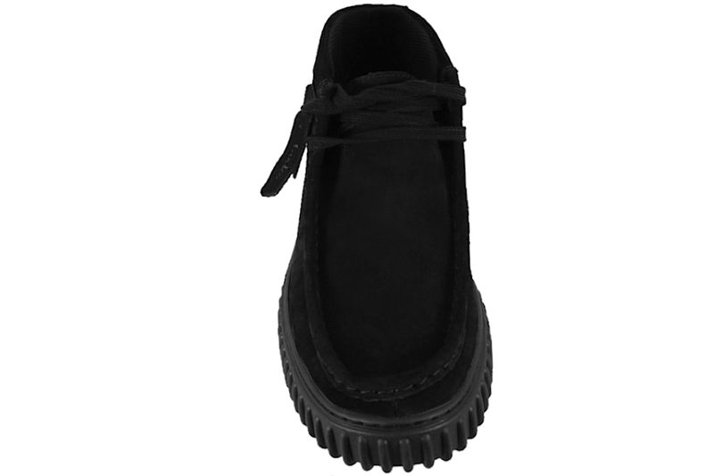 CLARKS TORHILL HI KORT STØVLE I SORT RUSKIND