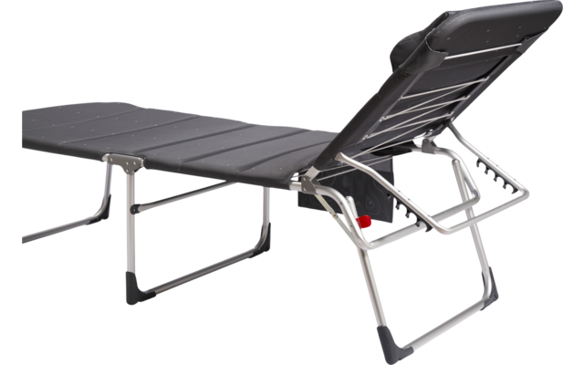 Crespo AL/363 Deluxe Sonnenliege dunkelgrau