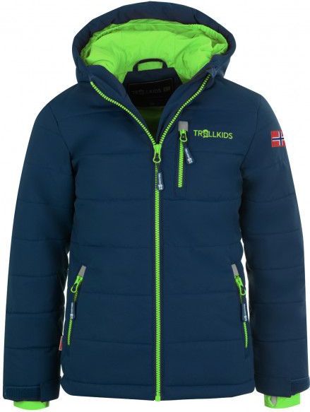 Trollkids - Hemsedal Xt - Winterjas - Blauw - 92 cm - Waterbestendig