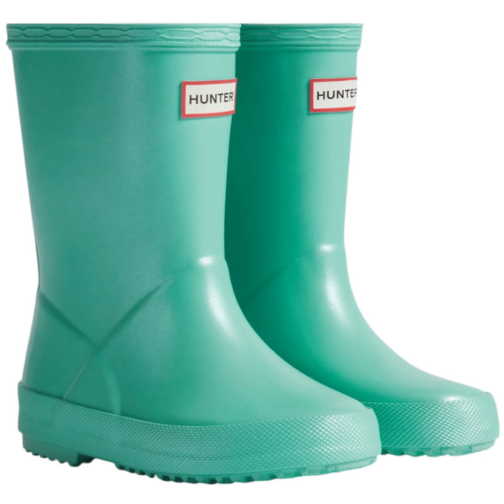 Køb Hunter Pool Blue Nebulla Kids First Nebula Gummistøvler