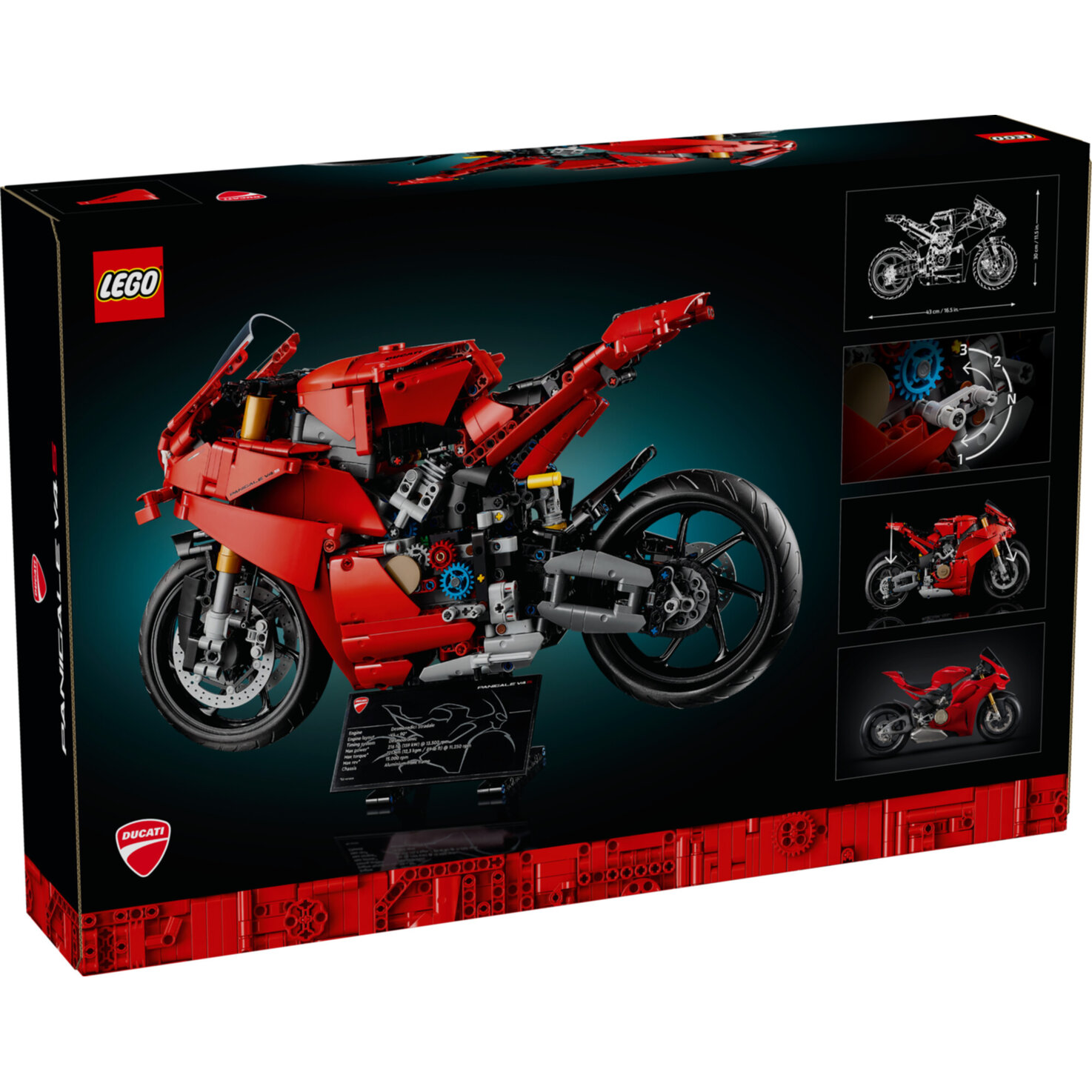 LEGO® Technic 42202 Ducati Panigale V4 S Motorrad Modell ab 18 Jahren