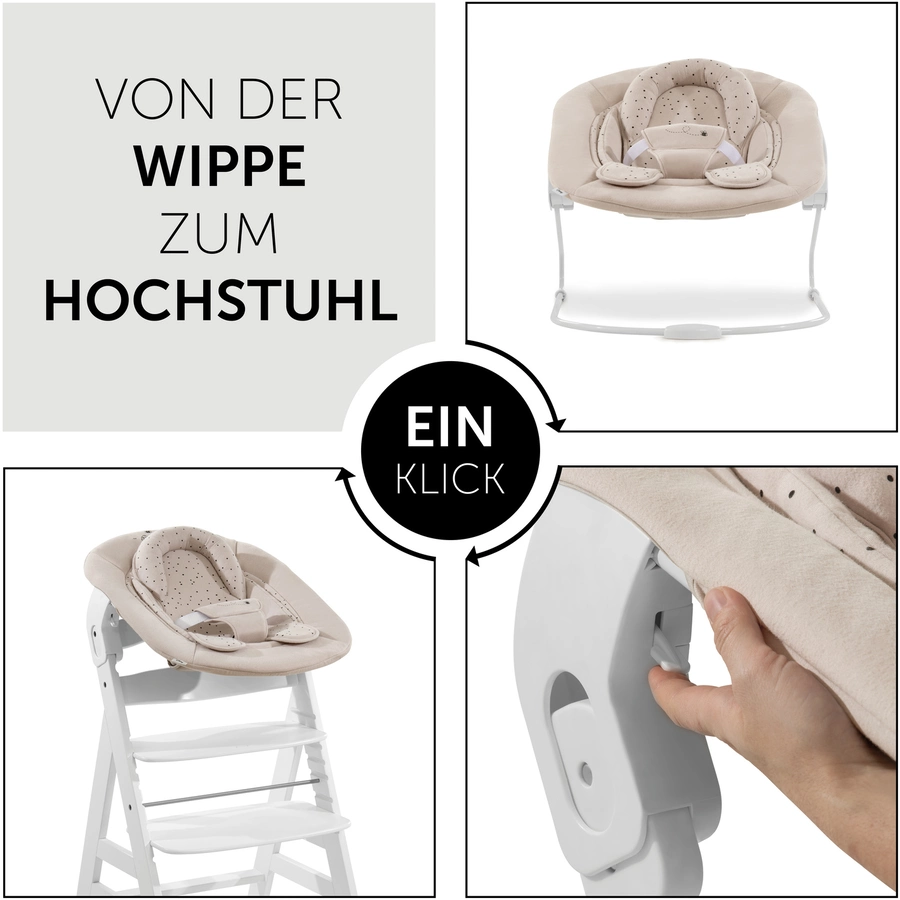 Hauck Babyaufsatz Alpha Bouncer 2in1 Winnie the Pooh Beige
