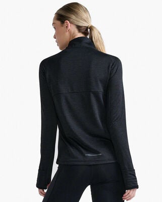 2XU Ignition Base Layer Topp med Lange Ermer, Black/ Reflective