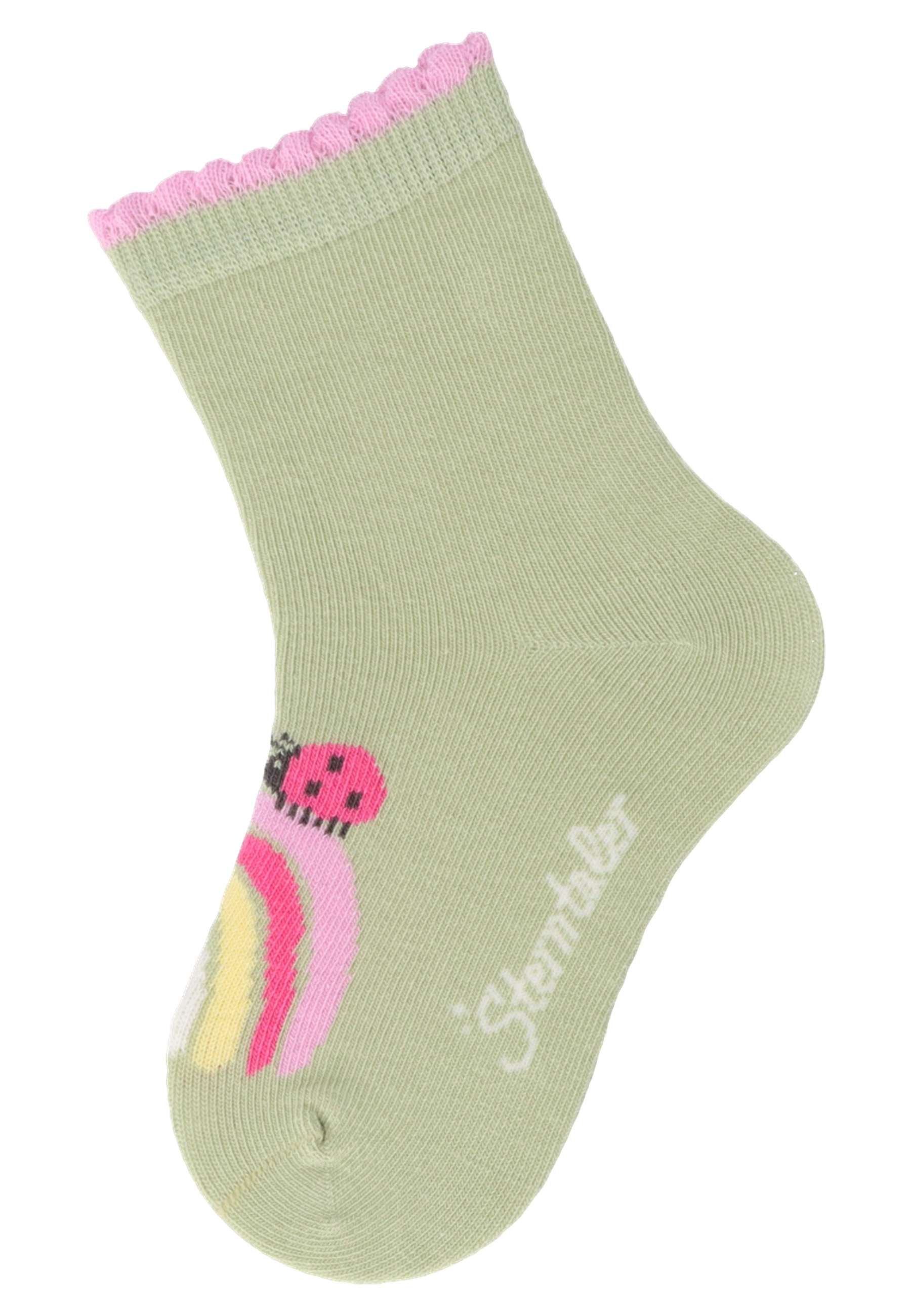 Socken ERDBEEREN 4er Pack in rosa