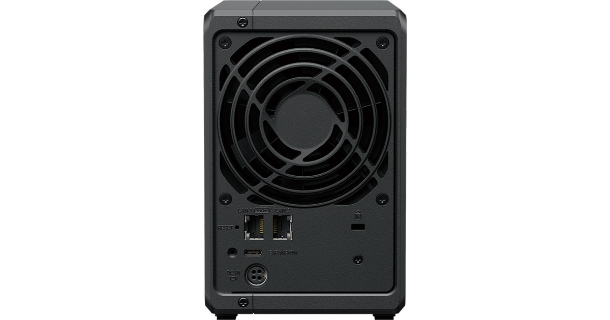 SynologyDiskStation DS725+ incl. 2x Synology HAT3310 16 TB harde schijf nas  (Zwart, 2x LAN, USB-A 3.2 (5 Gbit/s))