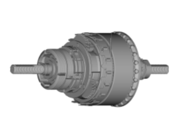 Shimano Nexus C6001-8CD Navindsats, Fodbremse
