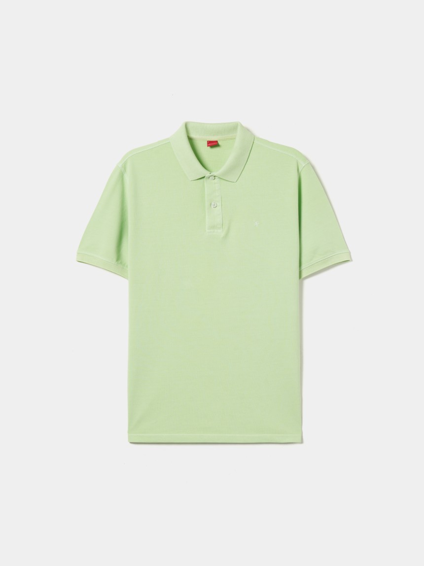 Polo piqué regular fit de algodão