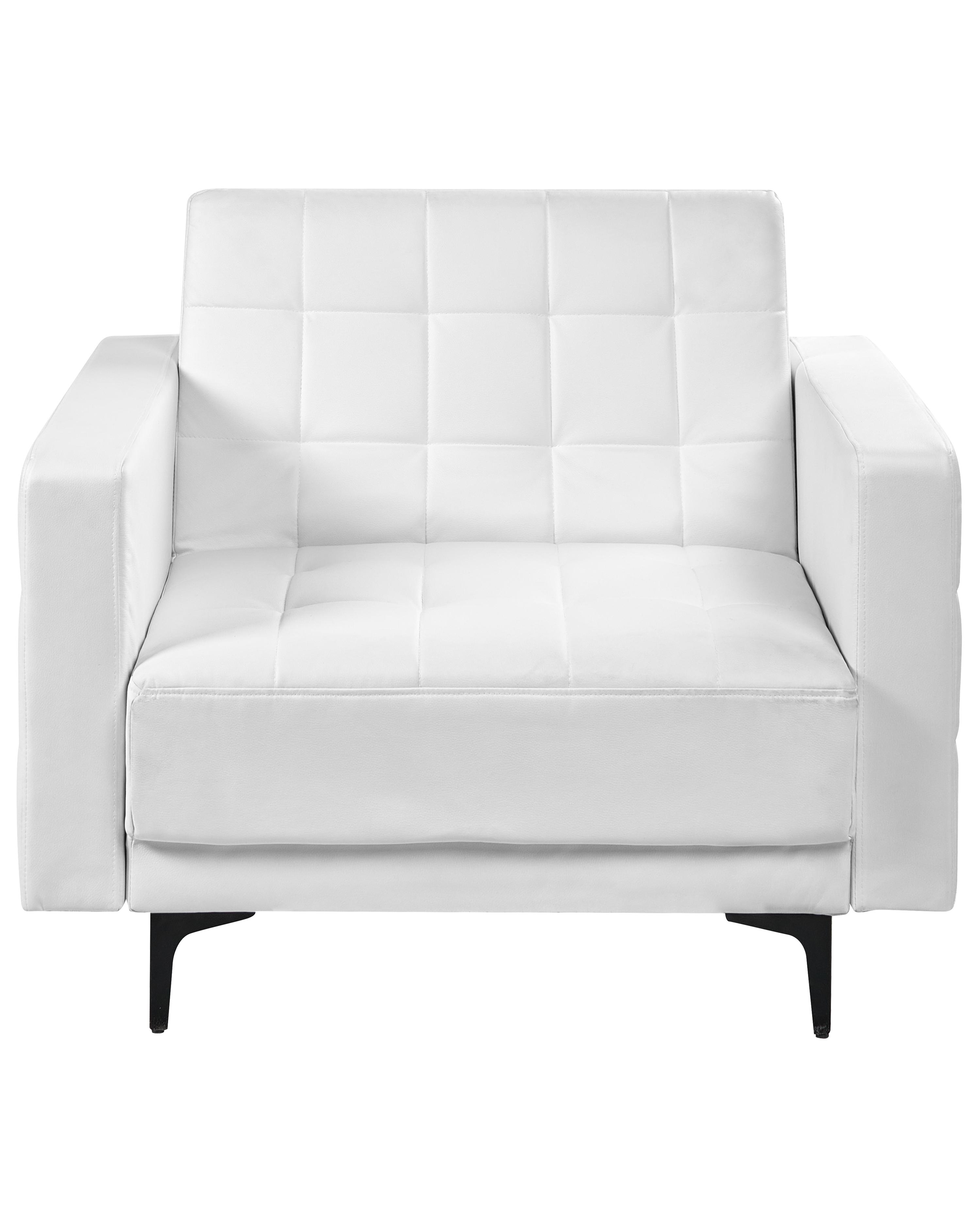 Fauteuil ABERDEEN Kunstleer Wit