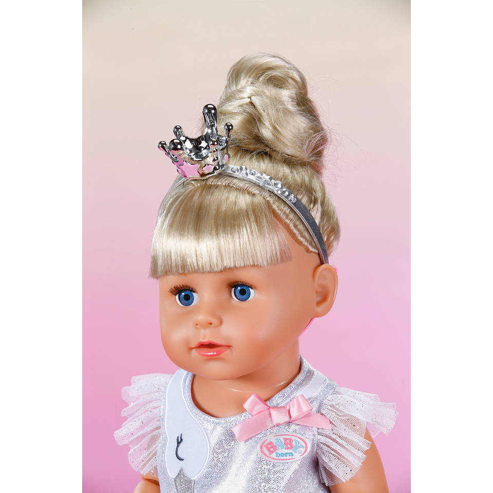 BABY born ballerina zilver glitter pakje