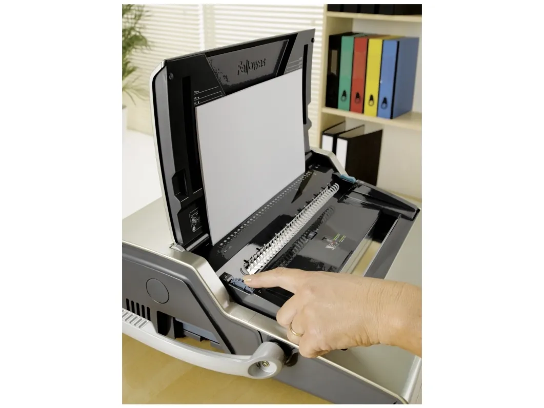 Fellowes Galaxy-E Wire, Elektrisk, 130 ark, Grafit