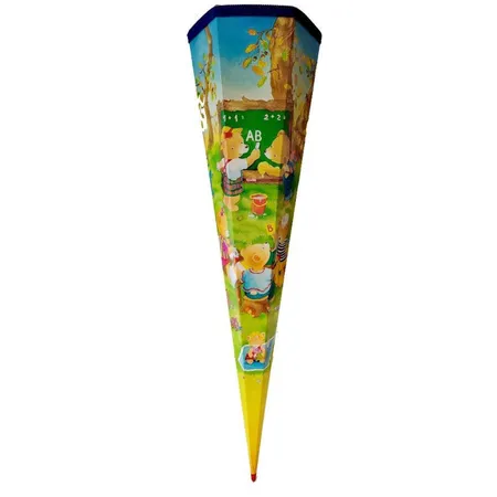 Roth Schultüte kleine Bärenschule mit Rothspitze 85 cm, sortiert