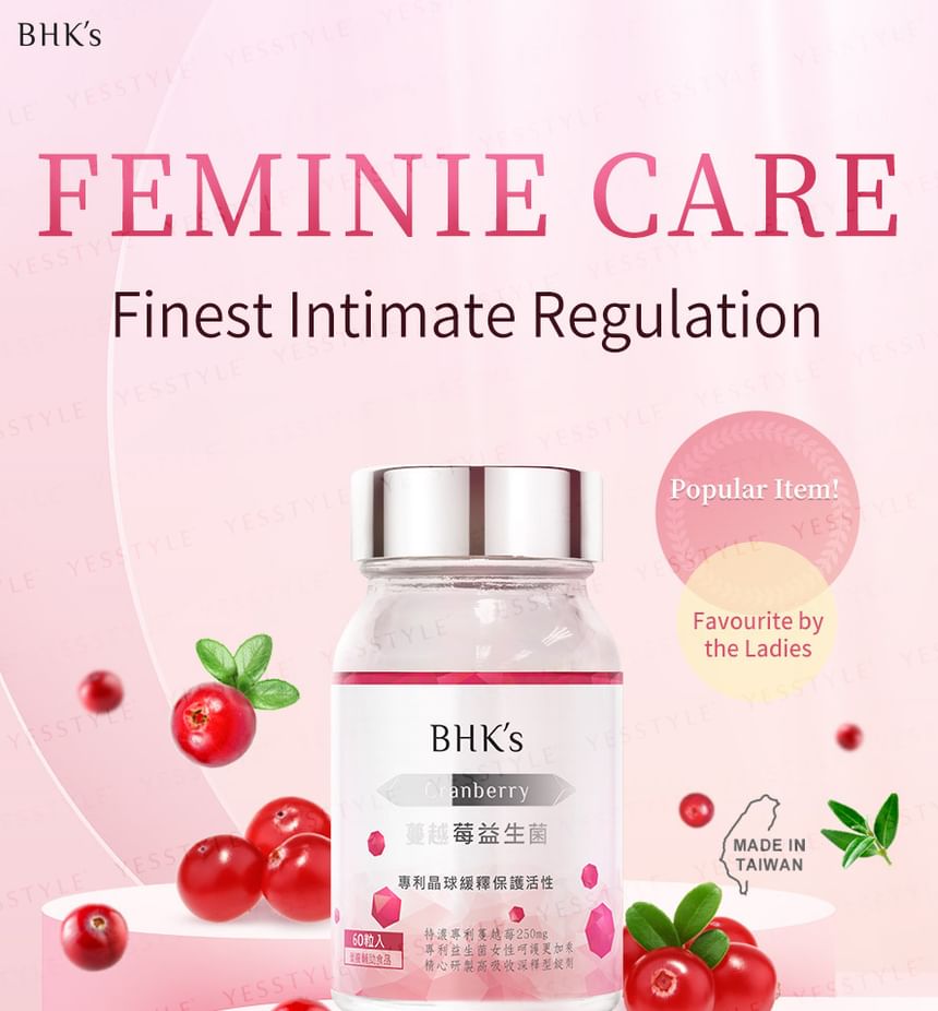 BHK's - Crimson Cranberry Plus Probiotica Tabletten