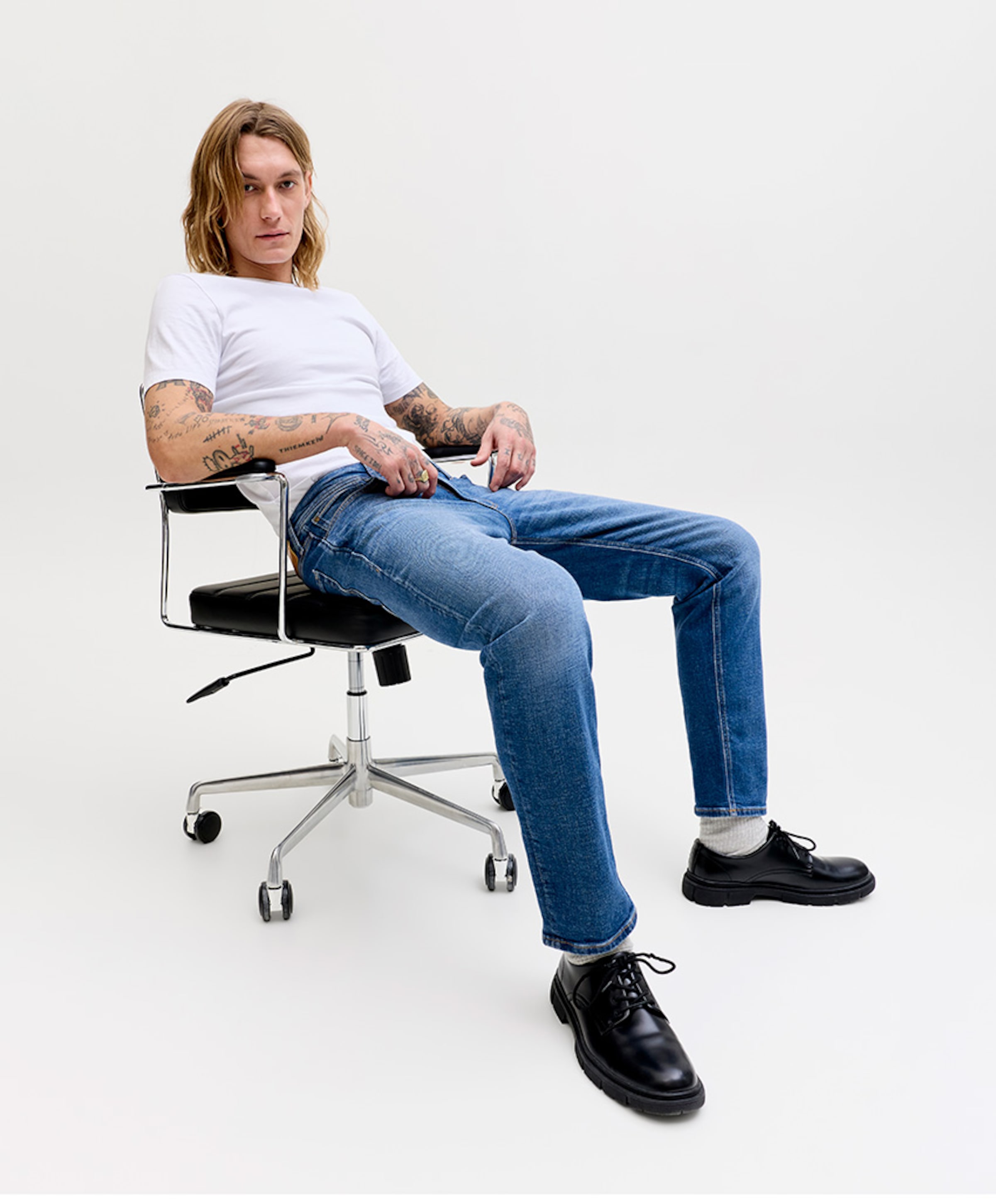 Jack & Jones JJICLARK JJORGINAL JOS 478 NOOS heren jeans blauw