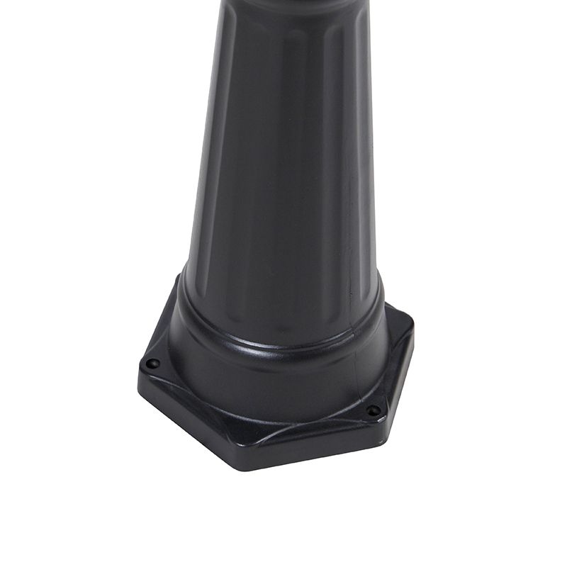 Klassieke buitenlantaarn zwart 200 cm IP44 - Havana