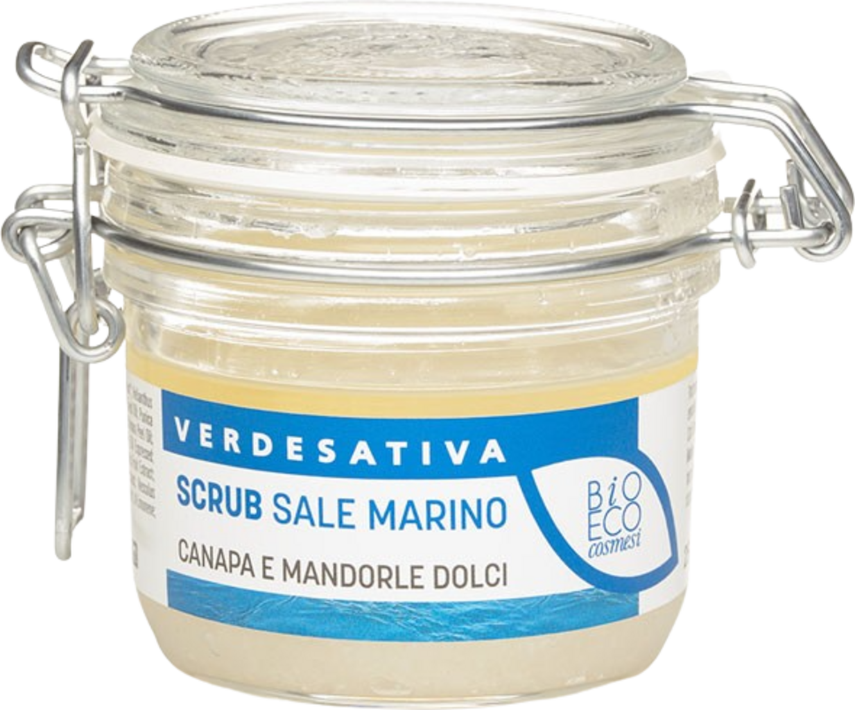 VERDESATIVA  Meersalz-Peeling Hanf & Süßmandel, 250 g