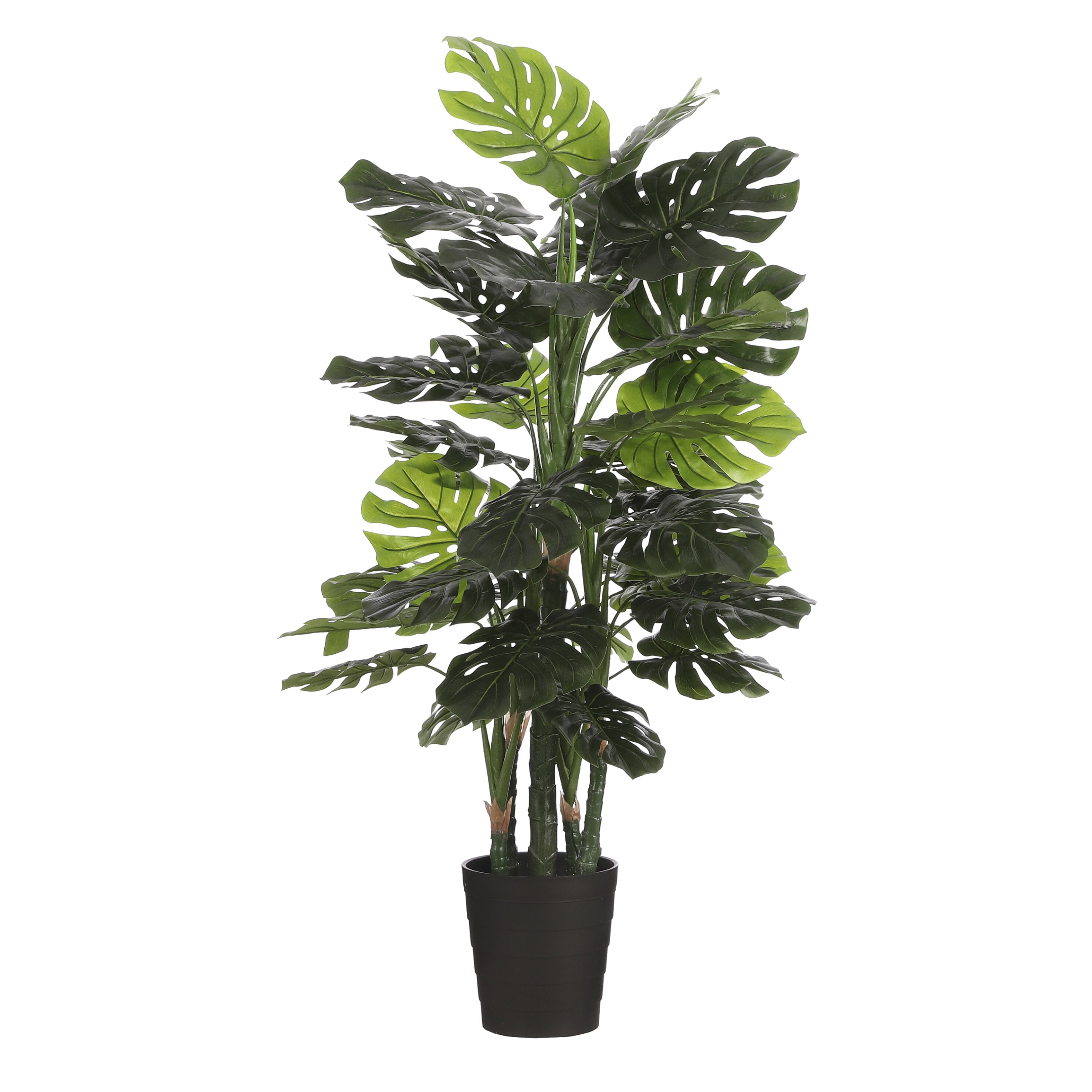 Mica Decorations Monstera in plastic pot groen - h140xd80cm