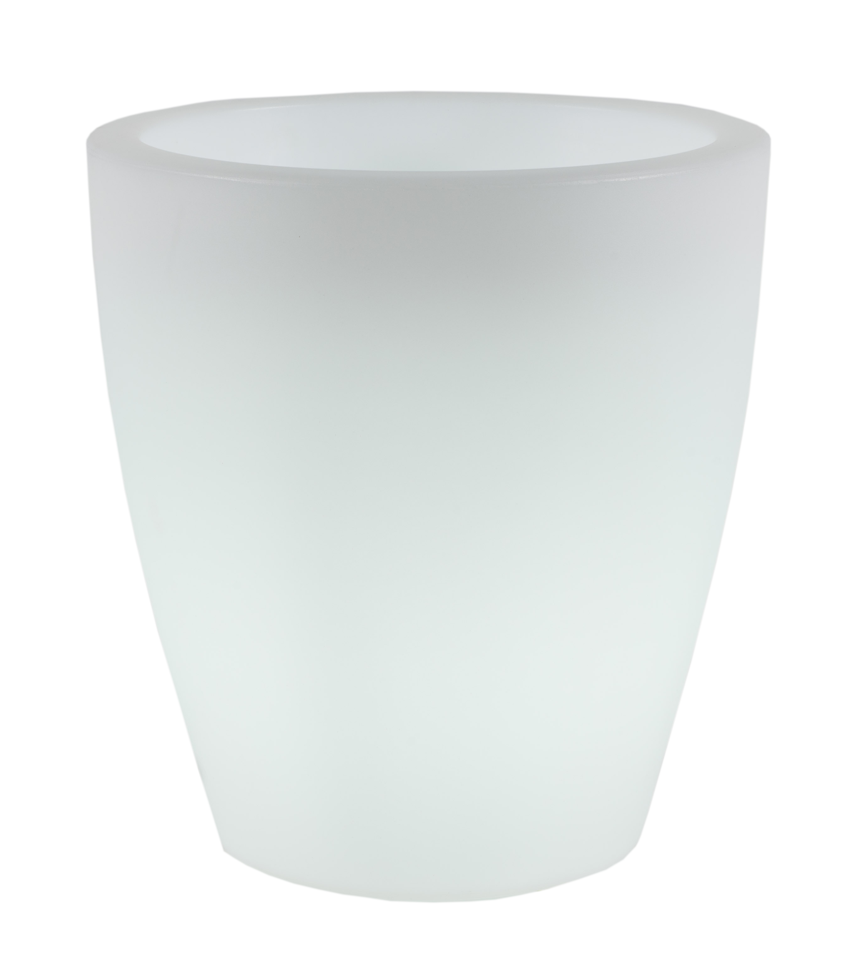 Pot lumineux rond violeta 40 solaire+batterie rechargeable led rgb avec télécommande ø40x43cm