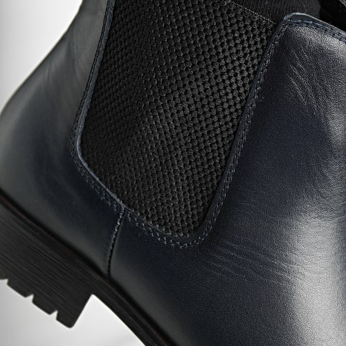 Chelsea Boots DR-81 Bleu Marine