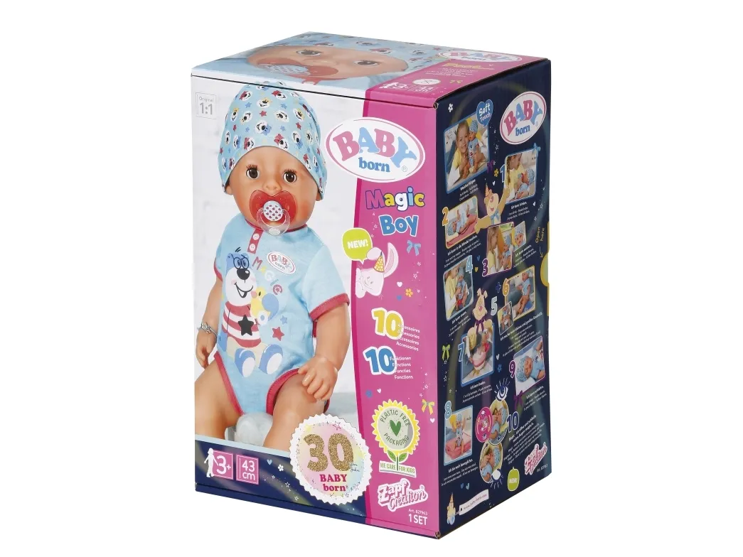 BABY born Magi Dreng Dukke 43 cm