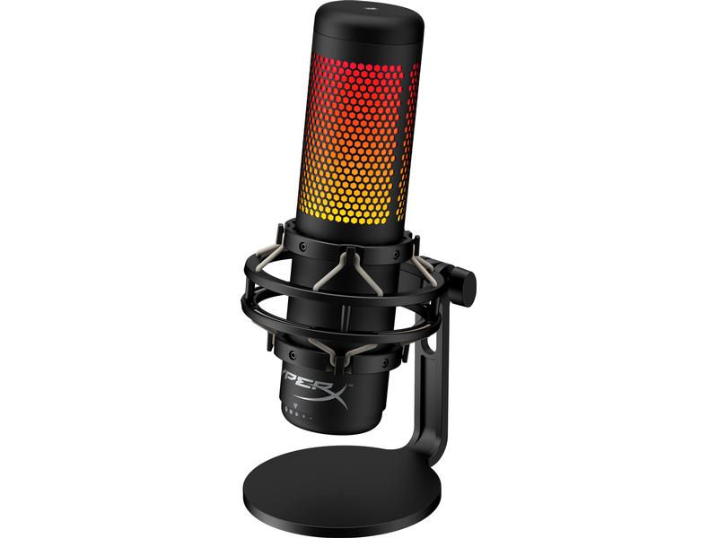 HyperX Mikrofon QuadCast S Gamin-Mikrofon mit LED Anzeige