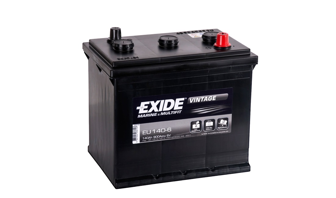 Batteri 6V 140Ah Syrebatteri standard