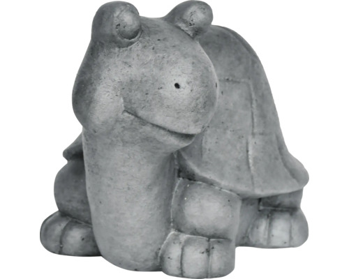 Tuinfiguur schildpad Lafiora 31 x 20 x 22,5 cm donkergrijs