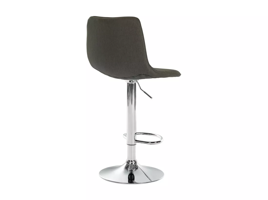 Tabourets de bar - Tissu & Métal - Taupe - Lex