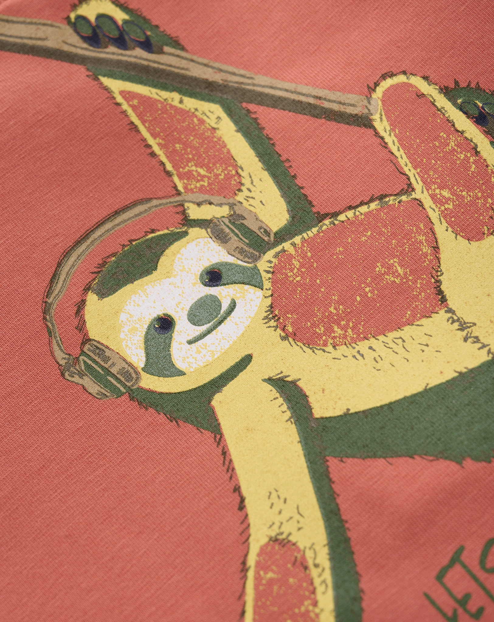T-Shirt LET'S HANG OUT in jojoba