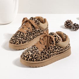 Cozy chunky sneakers - leopard