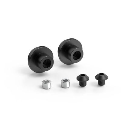 Support Rétroviseur Rizoma adaptateur rétroviseur embout de guidon BS738B - Noir