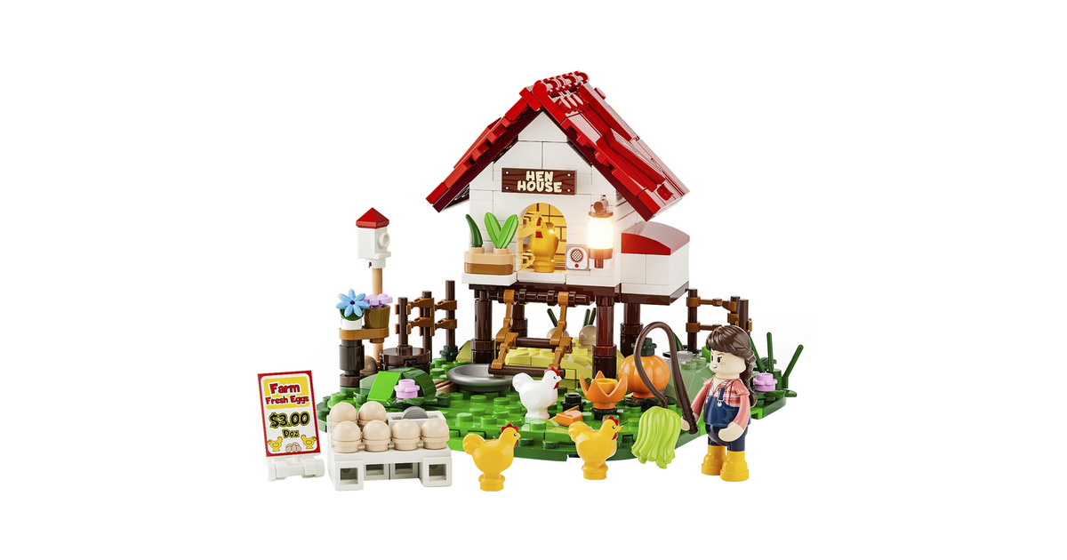LumibricksFarm Life - The Hen House Constructiespeelgoed  (F9034)