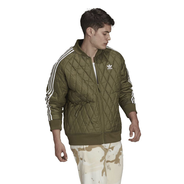 adidas adicolor classics quilted sst jacket Brown