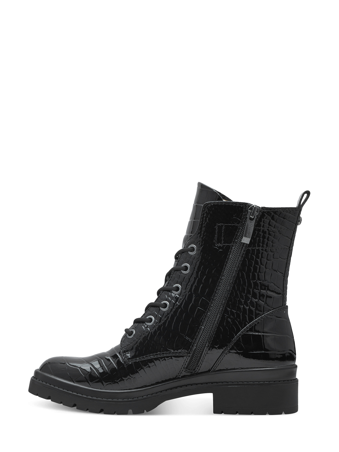 Tamaris Black croc boots