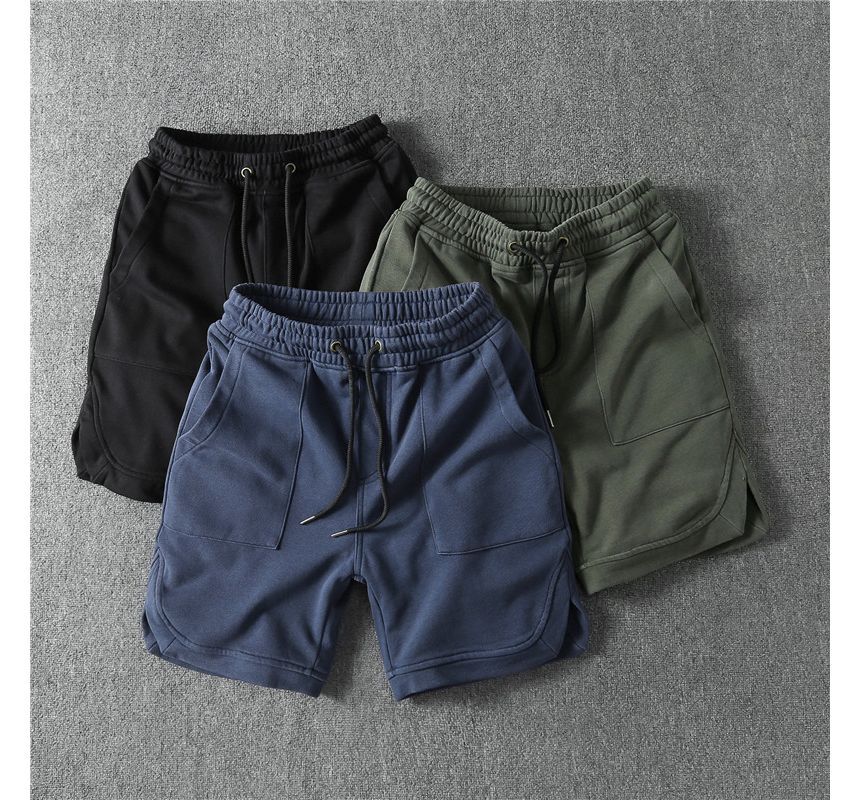 Acrius - Effen joggingbroek met trekkoord in de taille