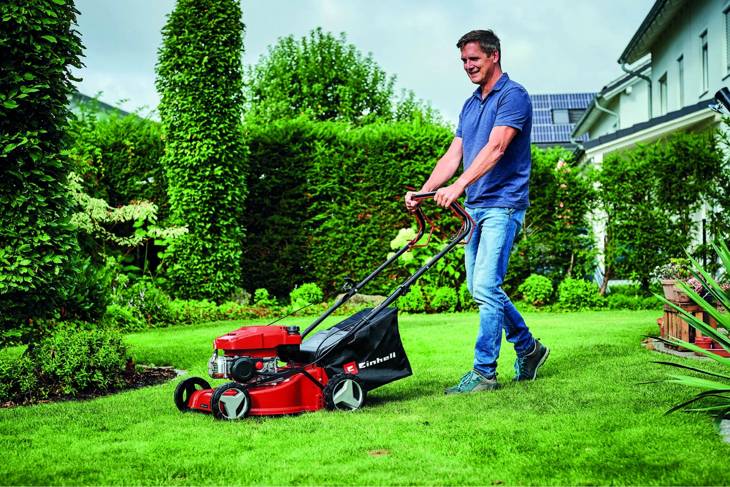 Einhell GC-PM 40/2 S Benzine Grasmaaier - 132cc - 45L - 40cm