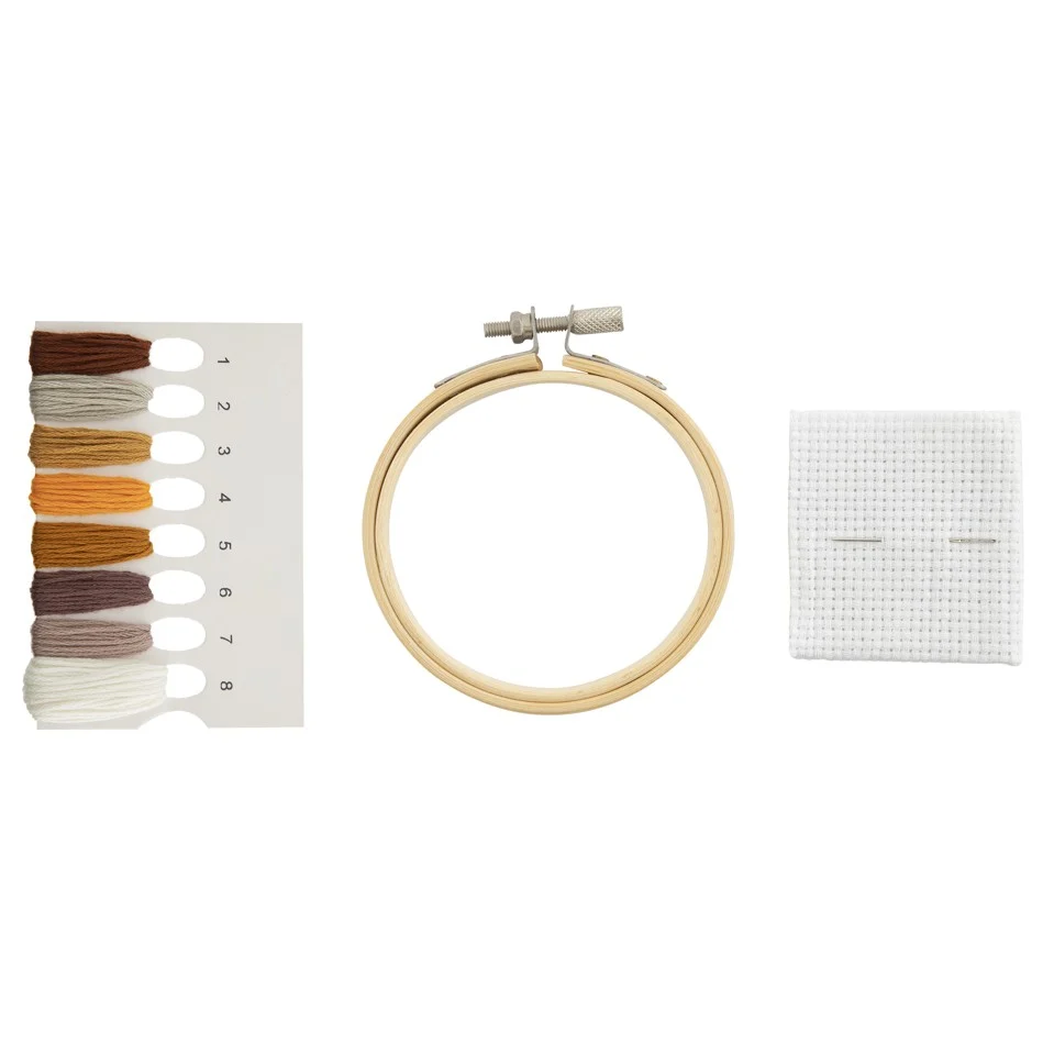 Craft ID - Mini broderikit - sommerfugl