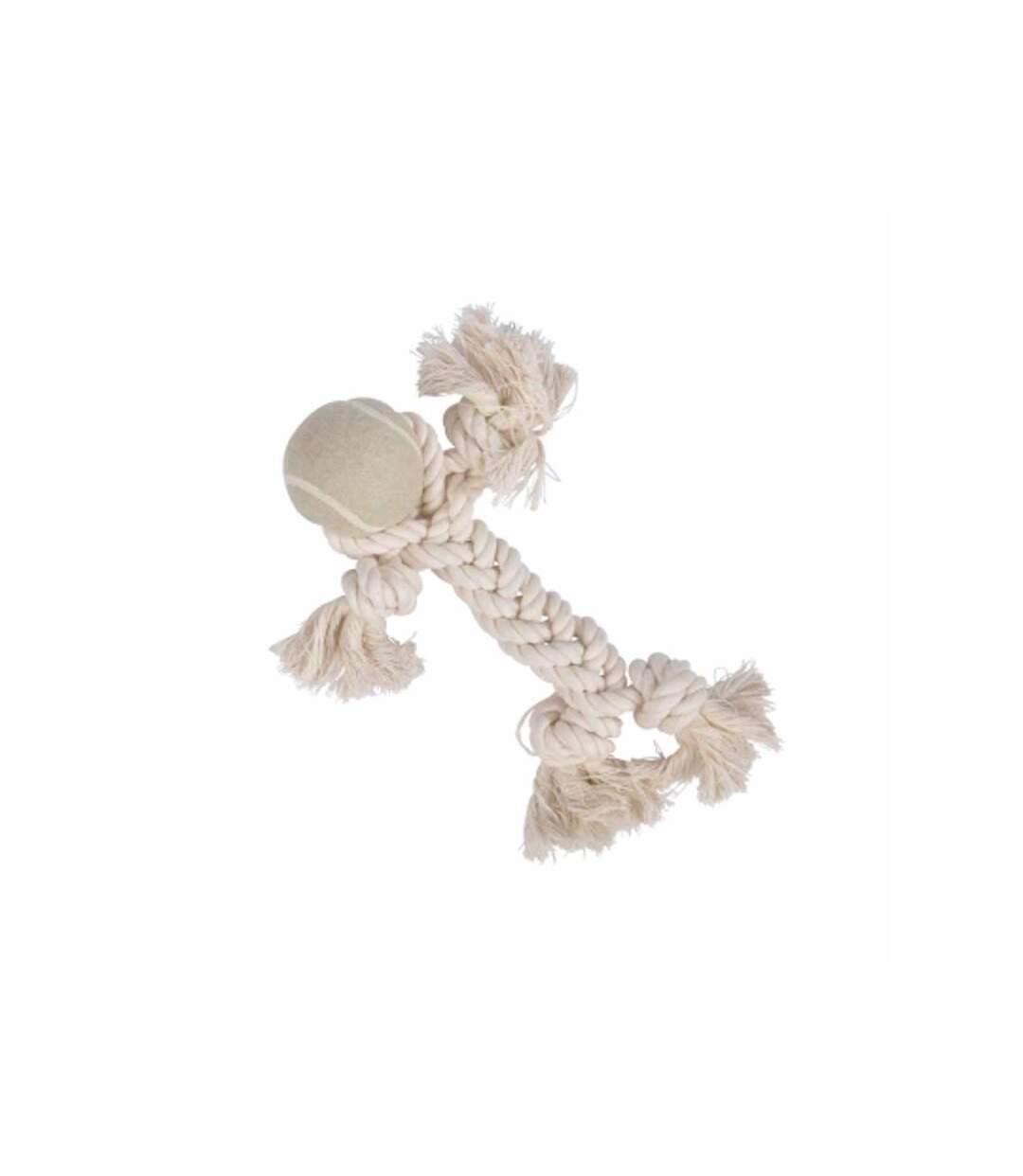 Paris Prix - Jouet Bonhomme Pour Chien slow Life 25cm écru
