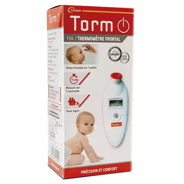 Termômetro de testa Torm para medir a temperatura na testa