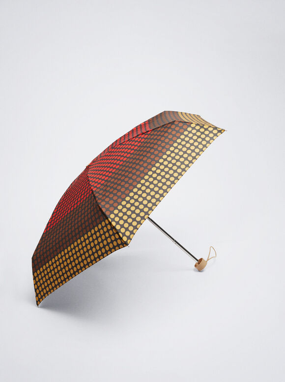 Guarda-chuva pequeno estampado - Multicolorido