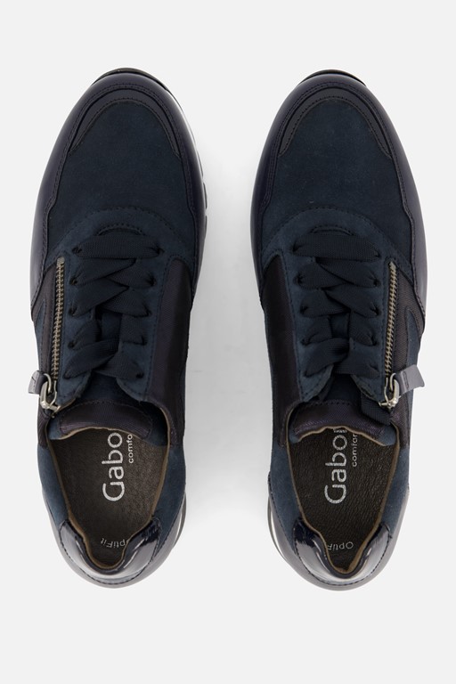 Gabor Sneakers blauw Suede