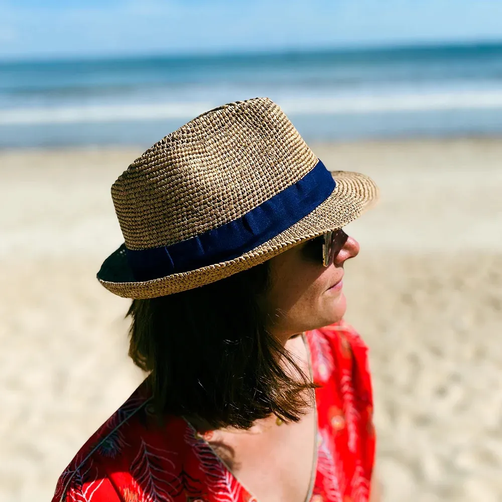 Chapeau Trilby Raphia Le Chapoté