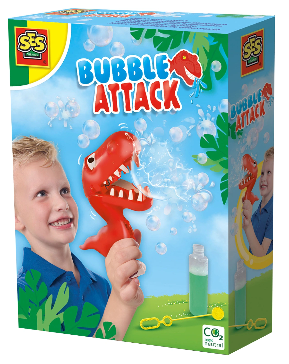 Seifenblasen DINO BUBBLE-ATTACK 3-teilig