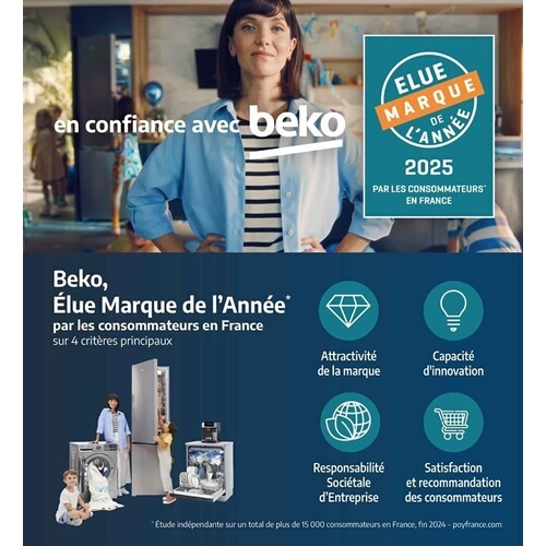 Sèche-linge pompe à chaleur Beko SLFT1710