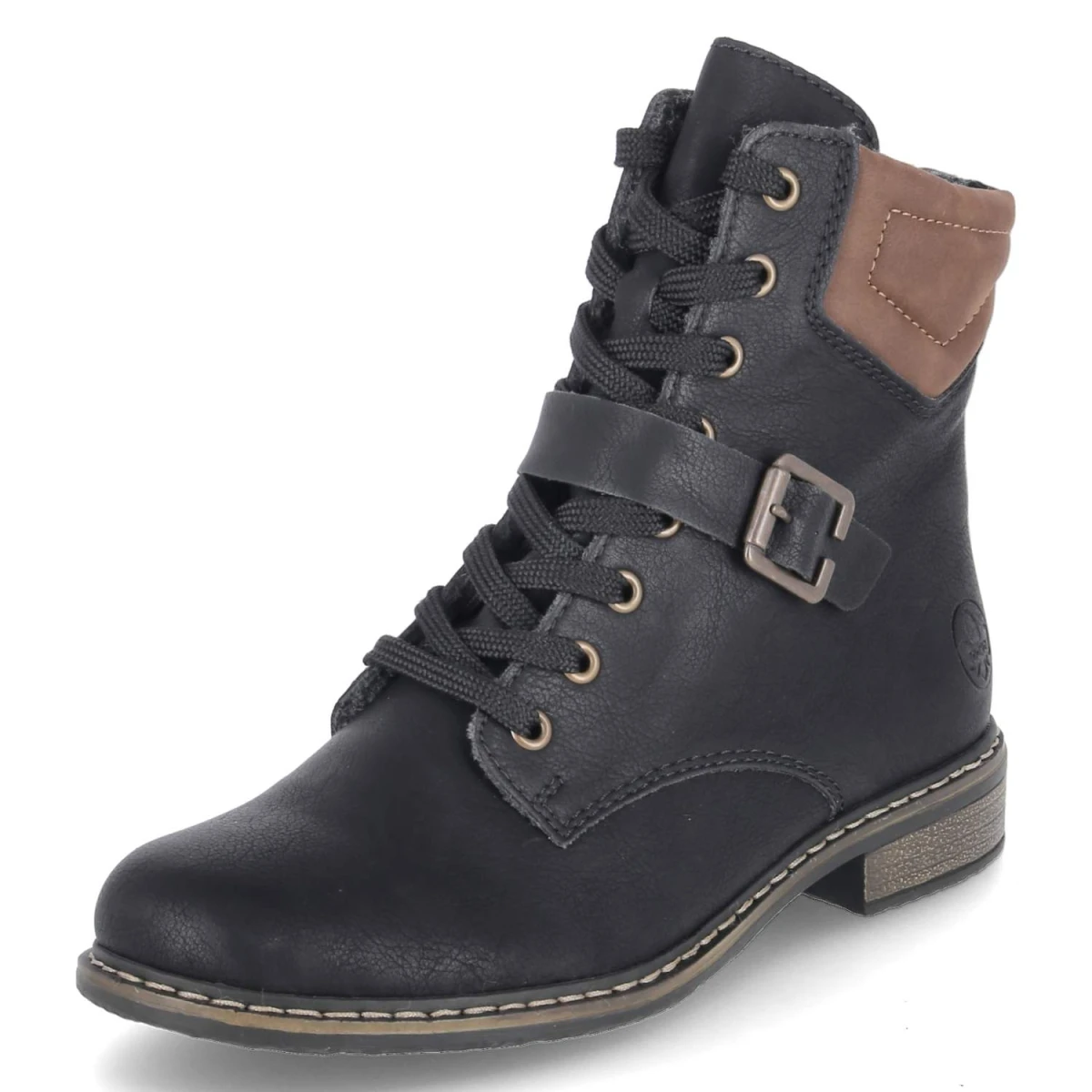 RiekerSchnürstiefeletten - schwarz