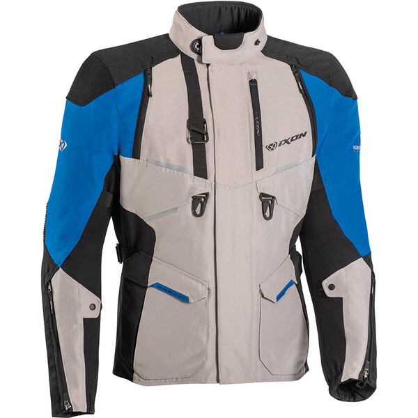 Ixon - Veste Eddas Gris Clair / Bleu / Noir