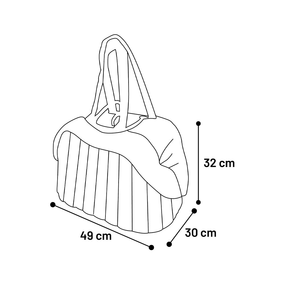 Flamingo Draagtas Tuke Bruin