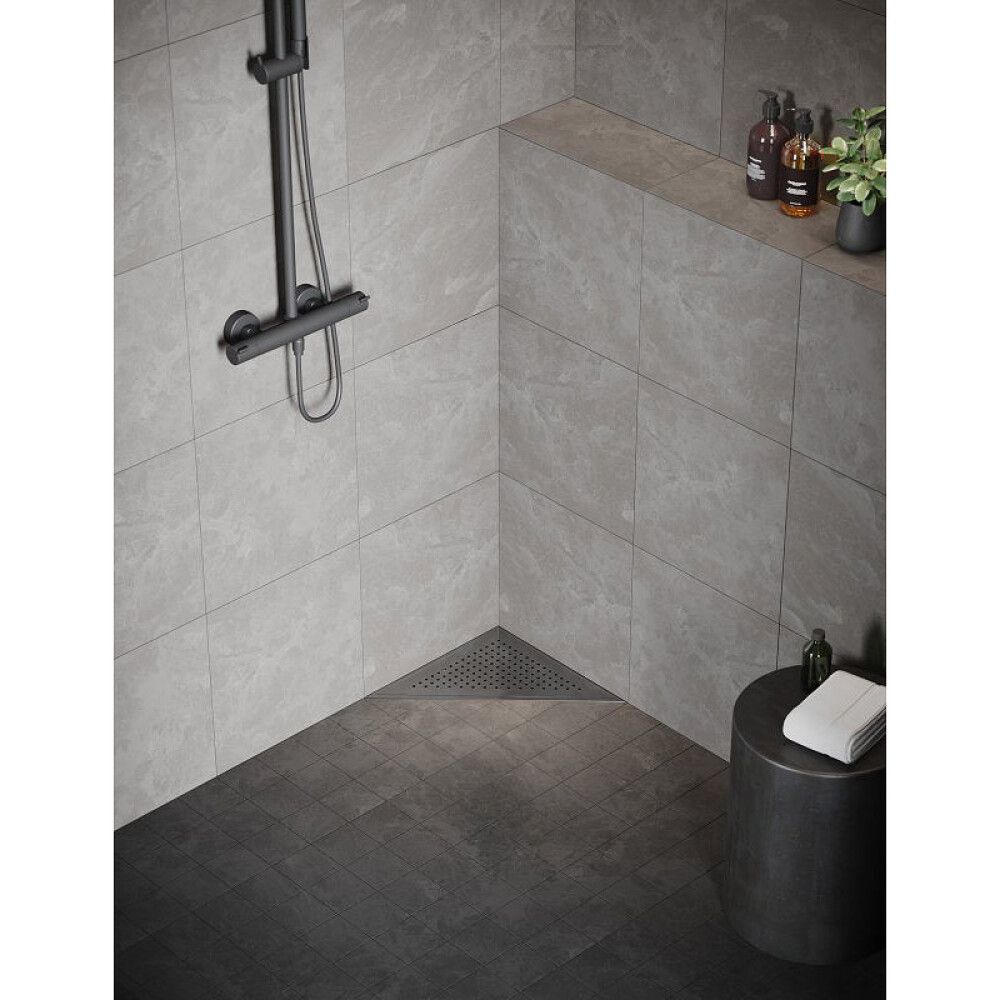 SLUKRIST VIESER CORNER MODERN RUSTFRI RAMME